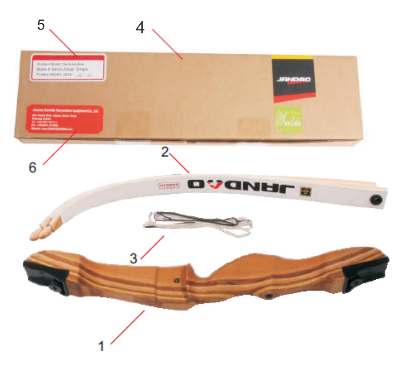Manual Sports Bow Jandao delivery contents