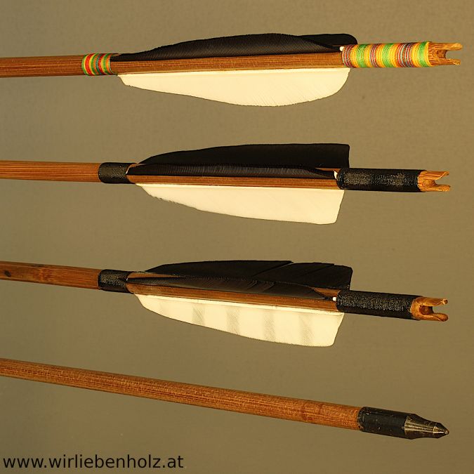 Bamboo Arrows Traditionally