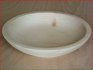 Wooden bowl various diameters